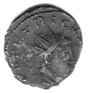 Antoninianus - Tetricus II PIETAS AVGG obverse image