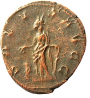 Antoninianus - Tetricus I SALVS AVGG - IMP TETRICVS PF AVG; Cologne reverse image