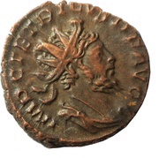 Antoninianus - Tetricus I VIRTVS AVGG obverse image