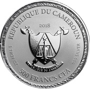 500 Francs Imperial dragon obverse image