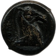 Litra Anonymous; ROMANO, Rome, 269 BC reverse image