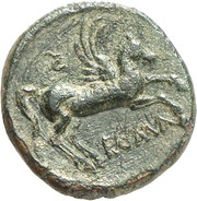 Litra Anonymous; ROMA, Rome, 230 BC - 226 BC reverse image