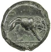 Double litra Anonymous ; ROMANO, Rome, 275 BC - 270 BC reverse image