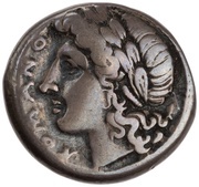 Didrachm Anonymous; ROMANO obverse image
