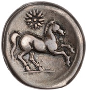 Didrachm Anonymous; ROMANO reverse image