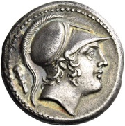 Didrachm Anonymous; ROMA obverse image