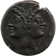 Didrachm Anonymous; ROMA obverse image