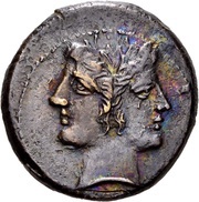 Didrachm Anonymous; ROMA obverse image