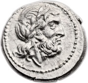 Victoriatus VB; ROMA obverse image