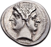 Quadrigatus Anonymous; ROMA obverse image