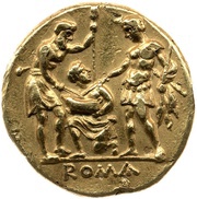Stater Dioscuri; ROMA reverse image