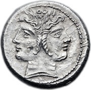 Quadrigatus Anonymous; ROMA obverse image