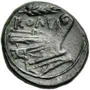 Semuncia Anonymous; ROMA, Rome, 214 BC - 212 BC reverse image