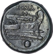 Uncia Anonymous; ROMA, Rome, 217 BC - 215 BC reverse image