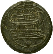 Uncia Anonymous; ROMA, Rome, 211 BC reverse image