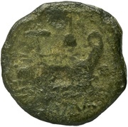 Uncia Apex and Hammer; ROMA, Rome, 211 BC - 208 BC reverse image