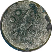 Sextans Anonymous; ROMA, Rome, 217 BC - 215 BC reverse image
