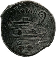 Quadrans Anonymous, Rome, 215 BC - 212 BC reverse image
