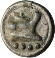 Triens Anonymous, Rome, 225 BC - 217 BC reverse image