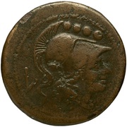 Triens Anonymous; ROMA obverse image