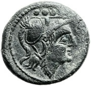 Triens Anonymous; ROMA obverse image