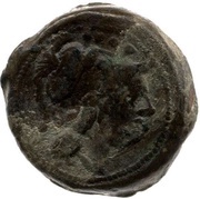 Triens Apex and Hammer; ROMA obverse image