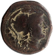 Triens Anonymous; ROMA obverse image