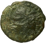 Triens Publius Manlius Vulso; ROMA obverse image