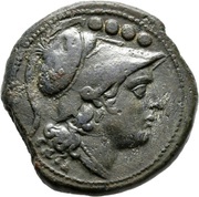 Triens Dolphin; ROMA obverse image