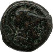 Triens Crescent 1; ROMA obverse image