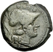 Triens Dog; ROMA obverse image