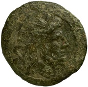 Semis Caduceus 1; ROMA obverse image