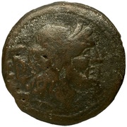 Semis Publius Manlius Vulso; ROMA obverse image