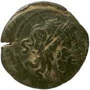 Semis Caecilia: Aulus Caecilius; A·CAE ROMA obverse image