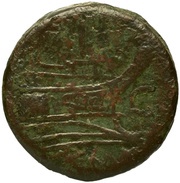As Lucius Cornelius Lentulus; ROMA, Rome, 211 BC reverse image