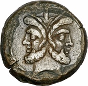 As sextantal Branch; ROMA obverse image