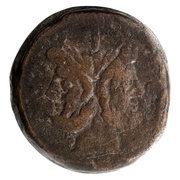 As Apex and Hammer; ROMA obverse image