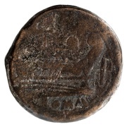As Apex and Hammer; ROMA, Rome, 211 BC - 208 BC reverse image