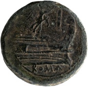 As Victory, ROMA, Rome, 211 BC - 208 BC reverse image