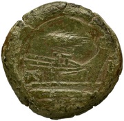 As Anonymous; ROMA, Rome, 211 BC - 210 BC reverse image
