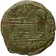 As Publius Manlius Vulso; ROMA, Rome, 210 BC reverse image