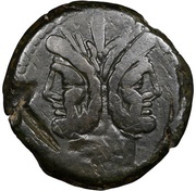 As Caecilia: Aulus Caecilius; A·CAE ROMA obverse image