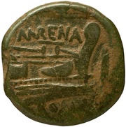 As L. Licinius Murena; ROMA MVRENA, Rome, 169 BC - 158 BC reverse image