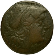 Dupondius KA; ROMA obverse image