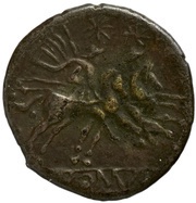 Sestertius Anonymous; ROMA reverse image
