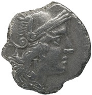 Quinarius C. Varro; ROMA obverse image