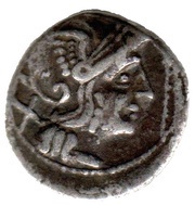 Denarius Anonymous; ROMA obverse image