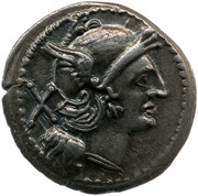 Denarius Knife; ROMA obverse image