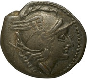 Denarius Wreath; ROMA obverse image