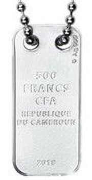 500 Francs Cross medallion obverse image